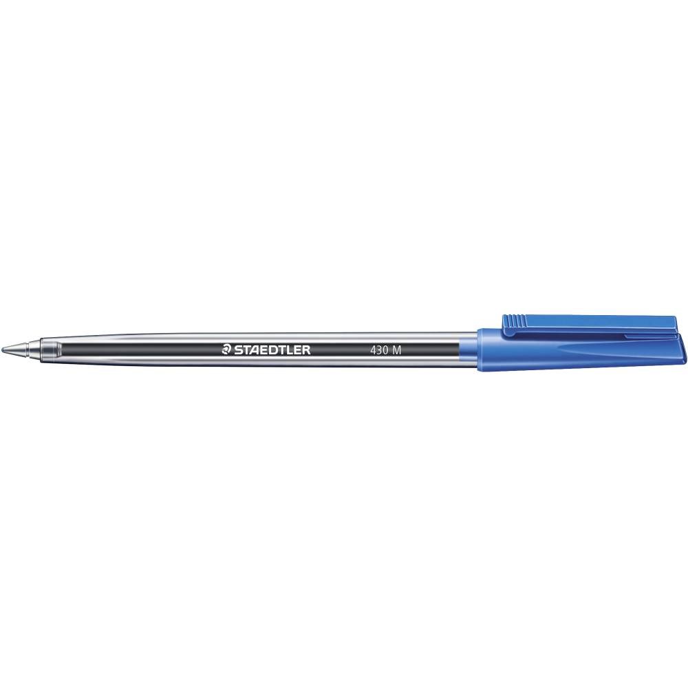 STAEDTLER Stick 430 Fine Tip Ballpoint Pens - Blue Red Black - Choose  Quantity