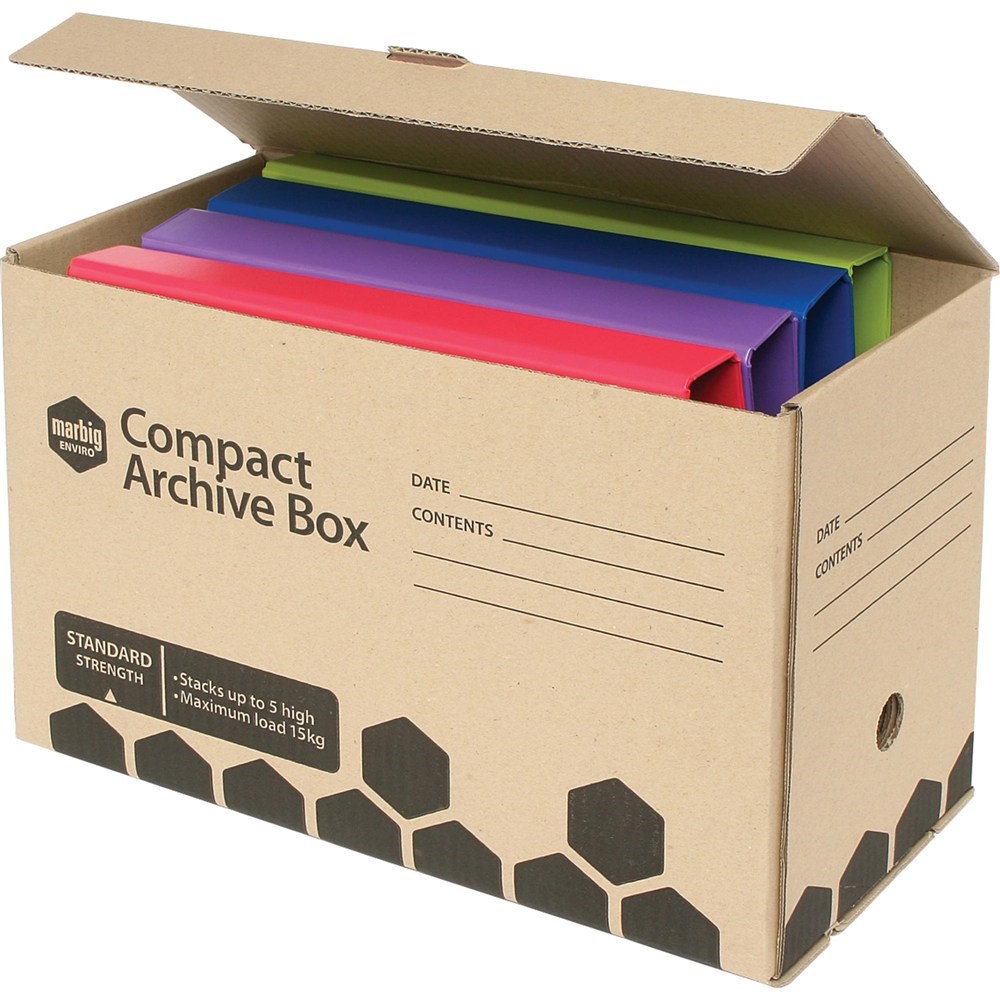 Filing & Storage - Marbig Enviro Compact Archive Box 410L x 180W x