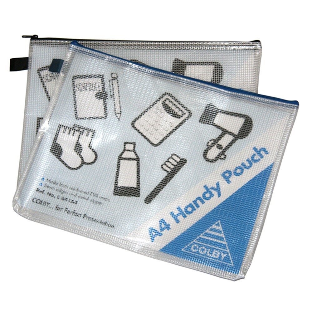 Clear mesh pouch discount a4