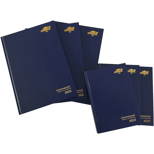 Diaries & Calendars - % OFFICE CHOICE COMMERCIAL DIARY A4 Week To View Blue  2022 *** CLEARANCE *** - Jaybel Office Choice- Office Supplies, Stationery  & Furniture