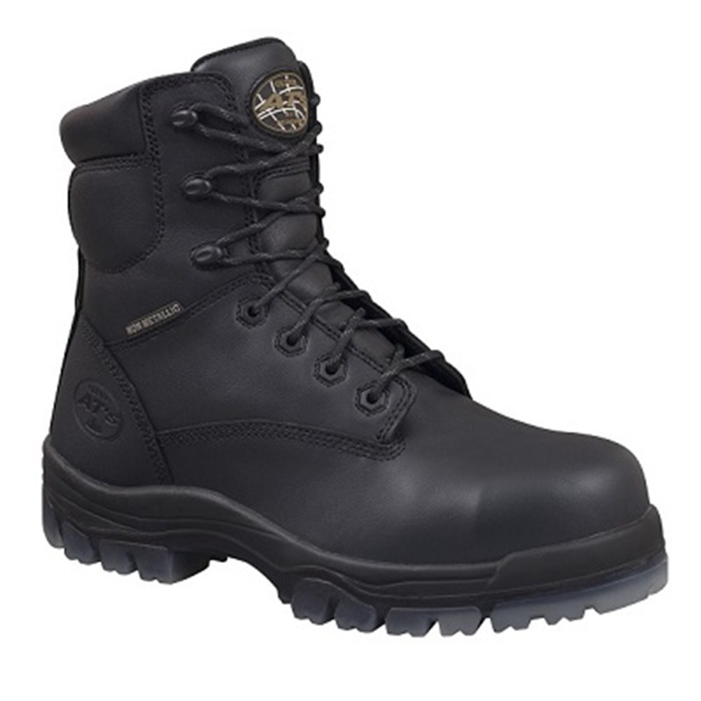 Footwear - OLIVER 45-645 LACE UP MID CUT BOOT COMP TOE BLACK