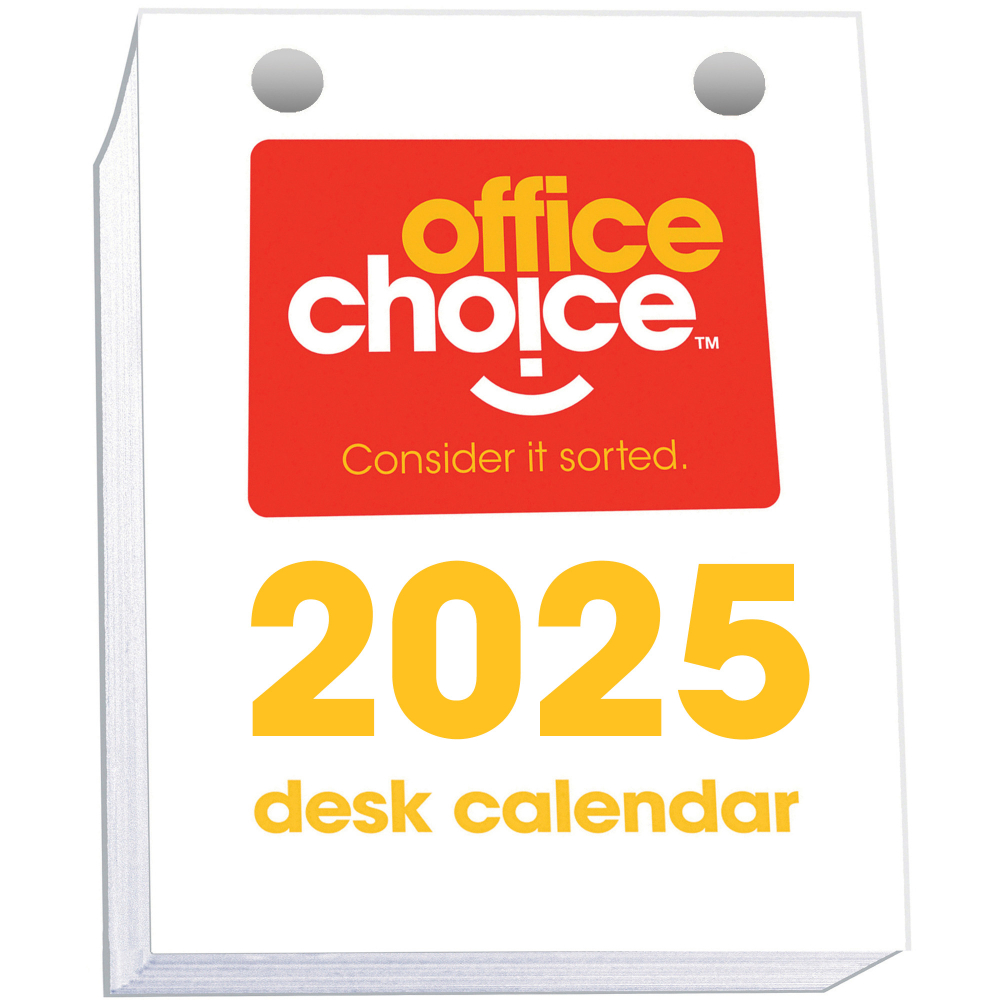 Diaries & Calendars OFFICE CHOICE DESK CALENDAR Refill Top Opening