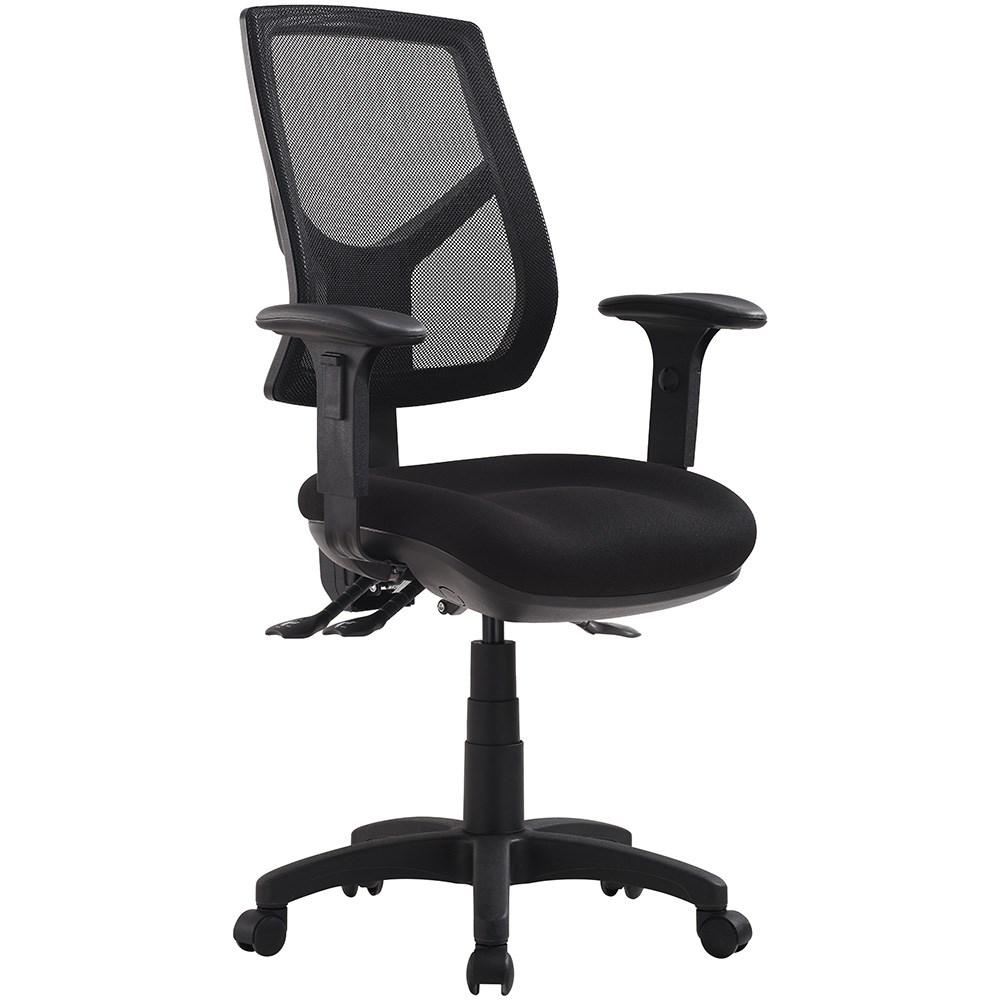Chairs & Accessories Rio High Back Task Chair 3 Lever With Arms Mesh