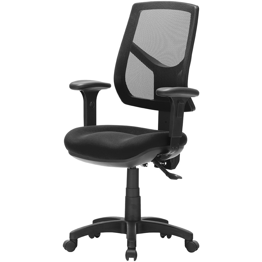 Chairs & Accessories Rio High Back Task Chair 3 Lever With Arms Mesh