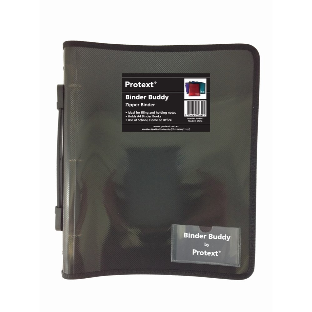 Prosoft Binders Binders & Folders - Protext Binder Buddy With Zipper And Handle A4 3 ...