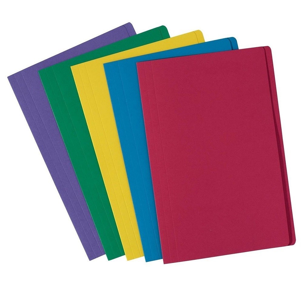 Filing And Storage Avery Manilla Folder Fcap Assorted Colours Pack Of