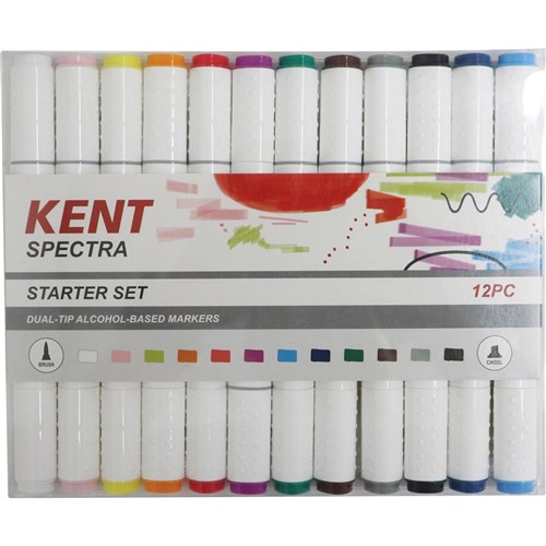 Art & Craft - Kent Spectra Marker Graphic Design Starter Set of 6 - Jaybel  Office Choice- Office Supplies, Stationery & Furniture