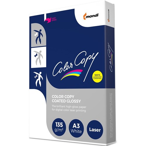 Paper COLOR COPY COATED DIGITAL A3 GLOSSY COPY PAPER 135GSM WHITE