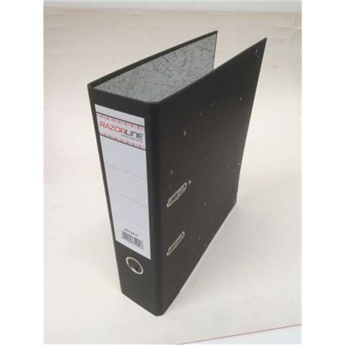 Binders & Folders RAZORLINE A4 LEVER ARCH 2 RING BINDER BOARD BLACK