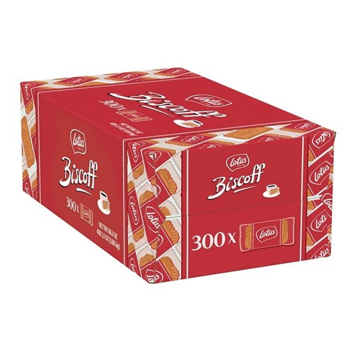 Food & Beverages Lotus Biscoff Original Box 300 Caramelised Single
