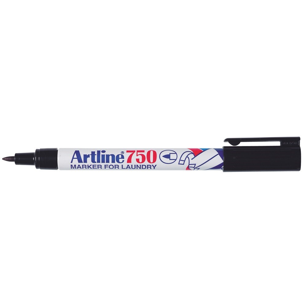 Markers & Highlighters Artline 750 Laundry Marker Bullet 0.7mm Black