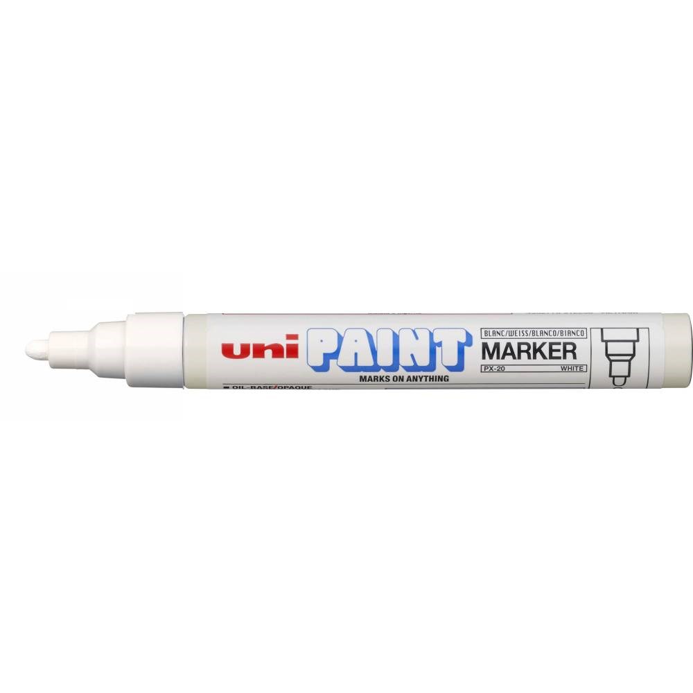 Markers & Highlighters - Uni PX20 Paint Marker Bullet 2.8mm White ...