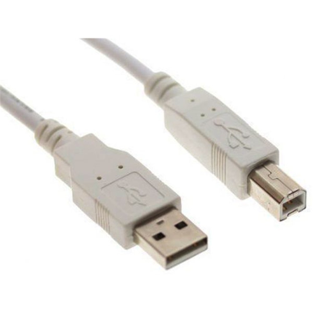 Cleaning & Cables - USB 2.0 PRINTER CABLE USB-A MALE TO USB-B MALE 1mtr ...